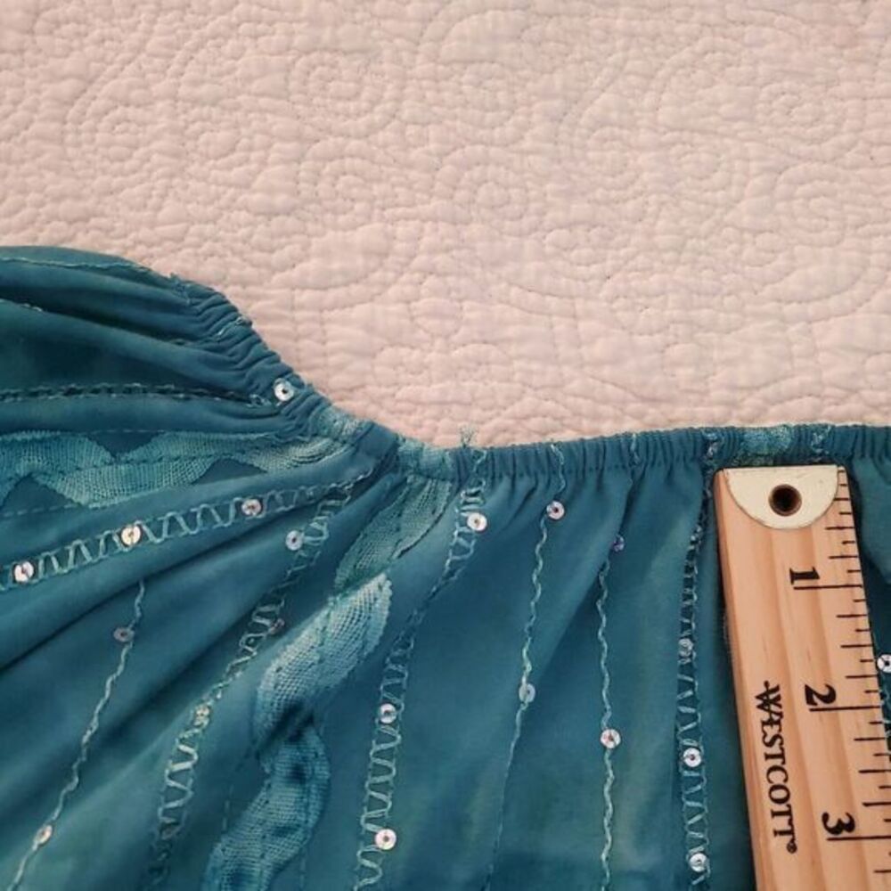 Shannon Ford New York Shirt Tunic Blouse Pullover Tie Dye Embroidered Sequins 2X - Picture 10 of 11